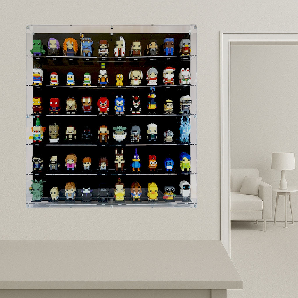 Wall Mounted Display Case for LEGO® BrickHeadz