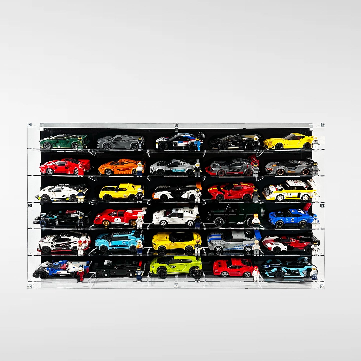 Wall Mounted Display Case for LEGO® Speed Champions