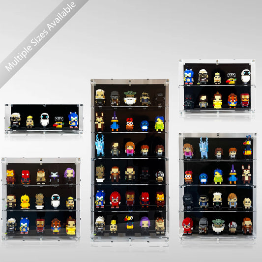 Wall Mounted Display Case for LEGO® BrickHeadz