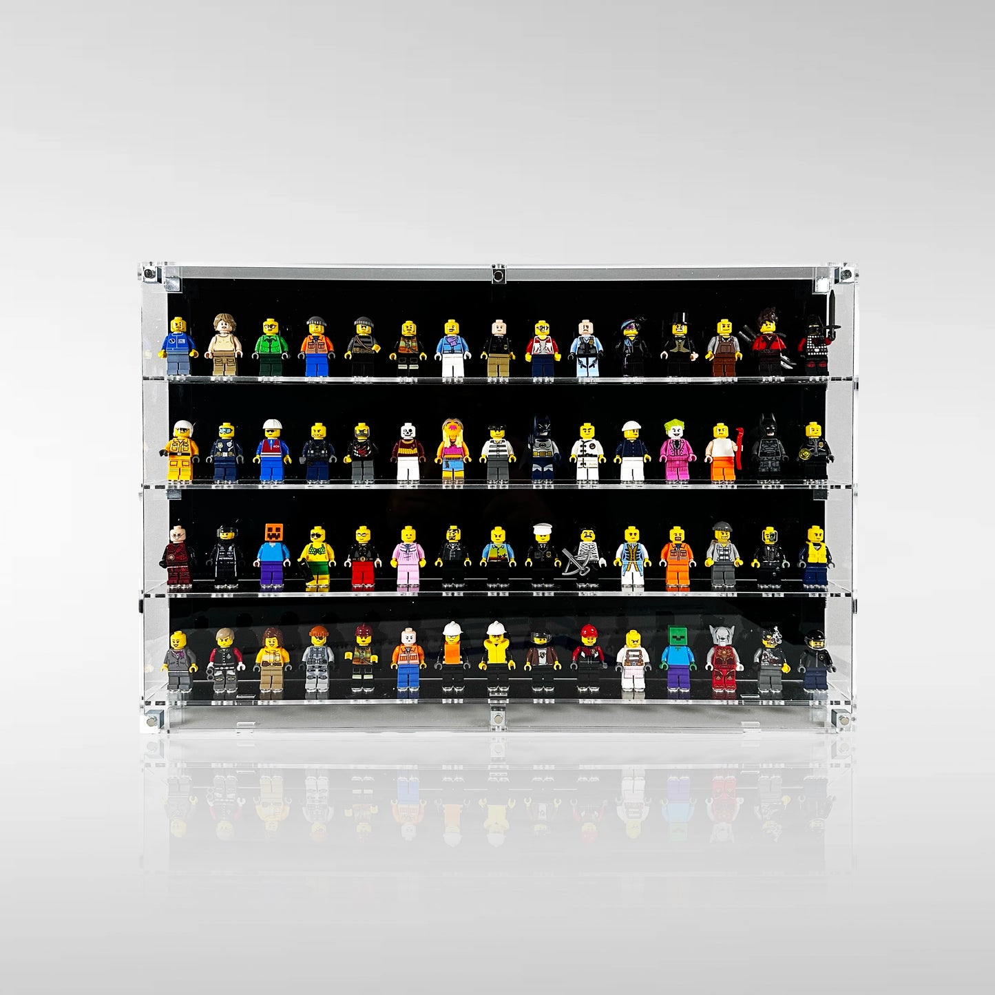 Wall Mounted Display Case for LEGO® Minifigures