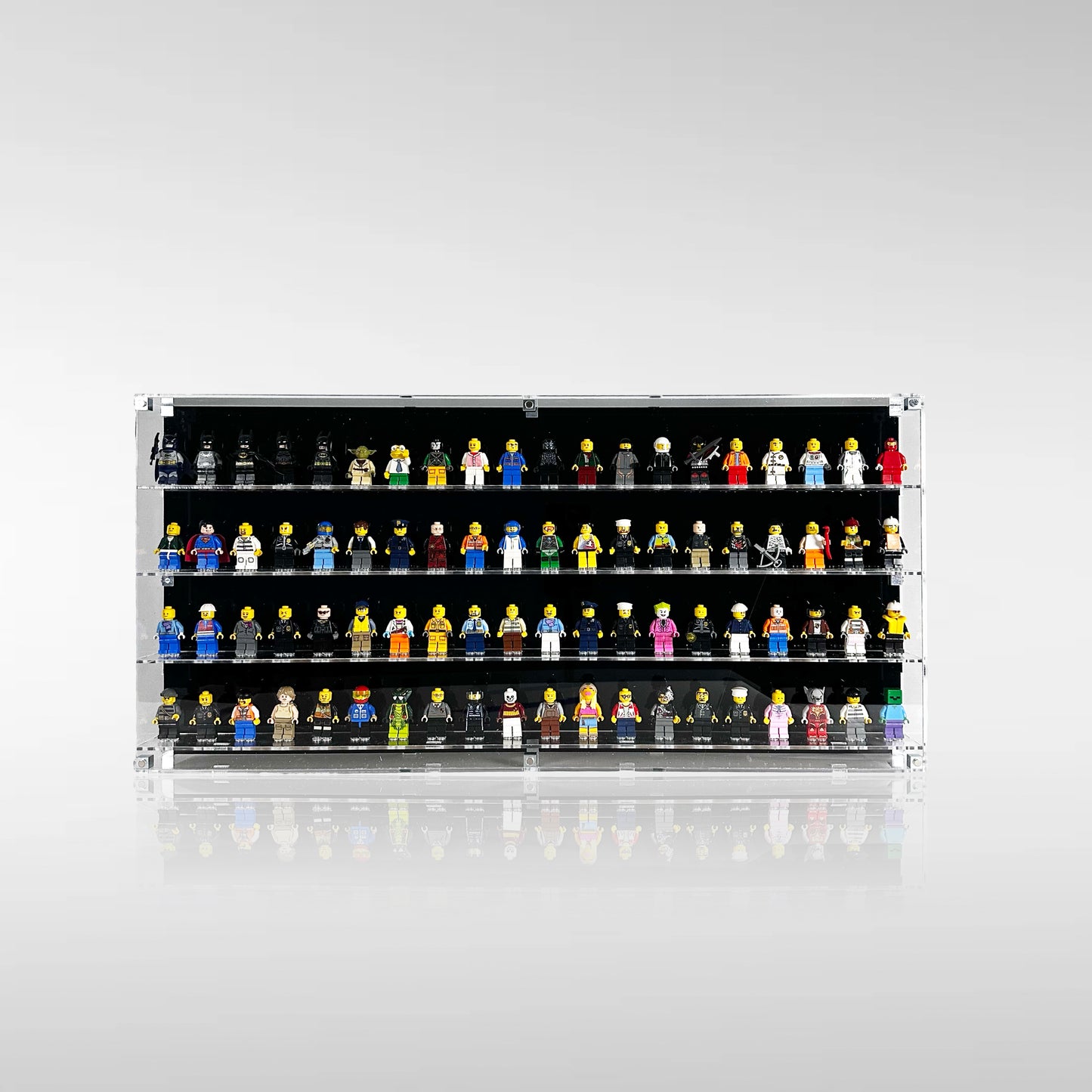 Wall Mounted Display Case for LEGO® Minifigures