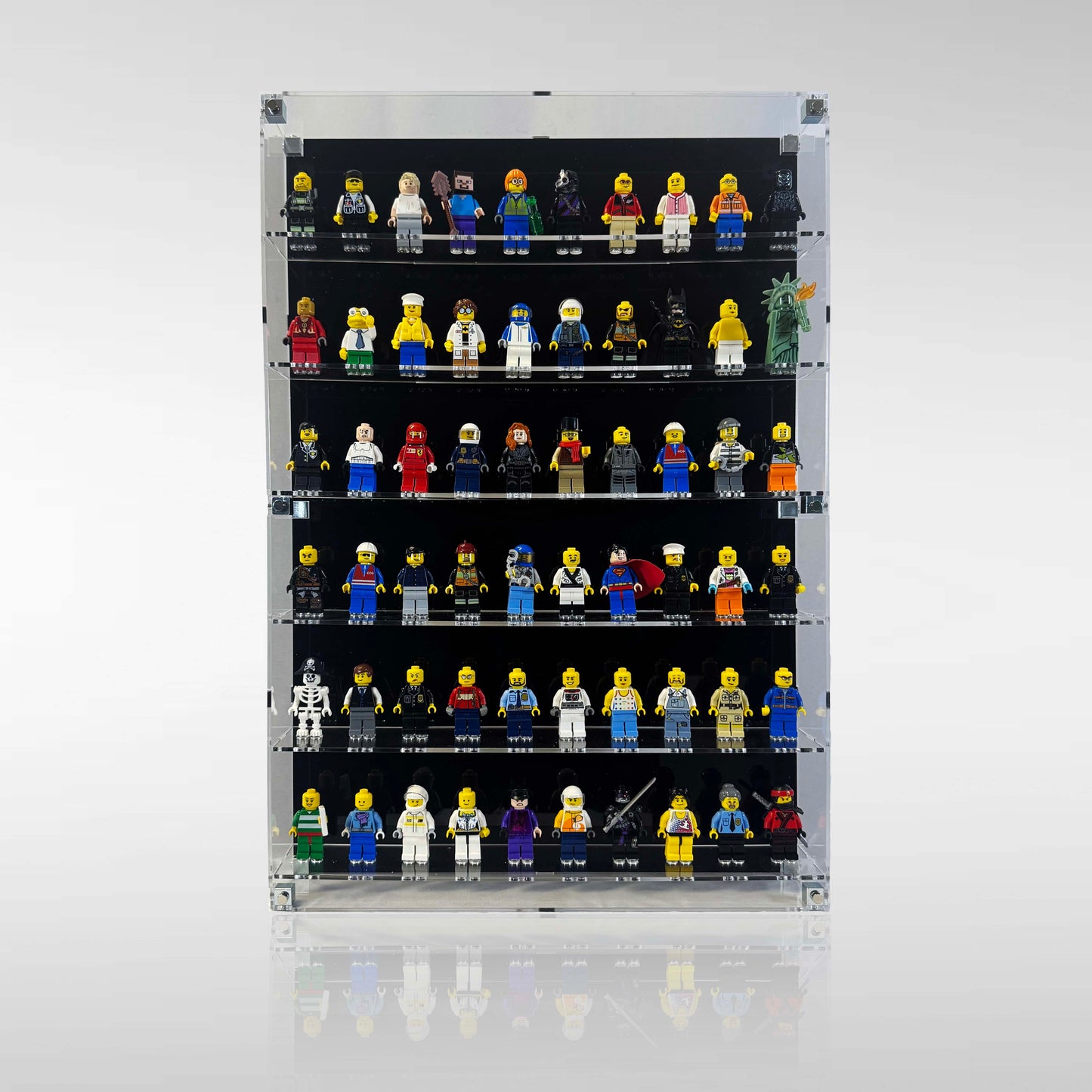 Wall Mounted Display Case for LEGO® Minifigures