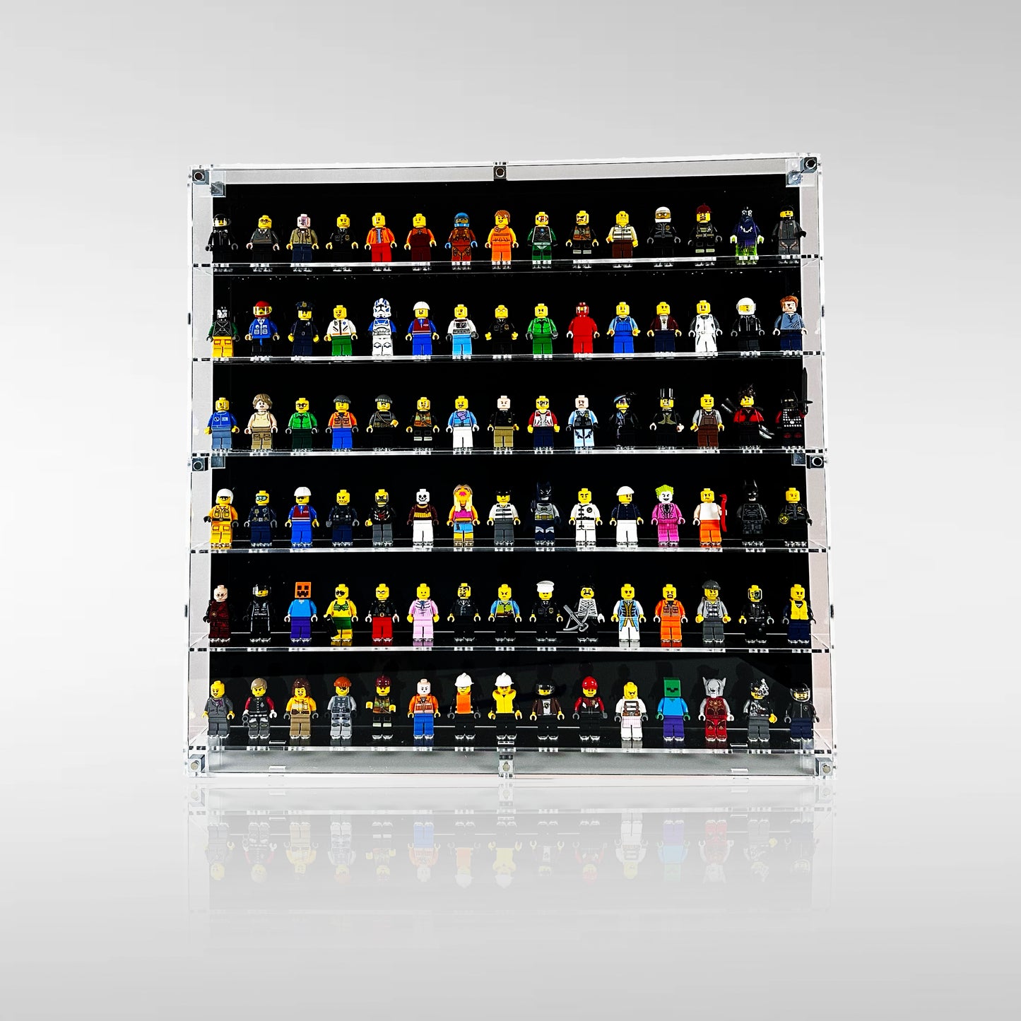 Wall Mounted Display Case for LEGO® Minifigures
