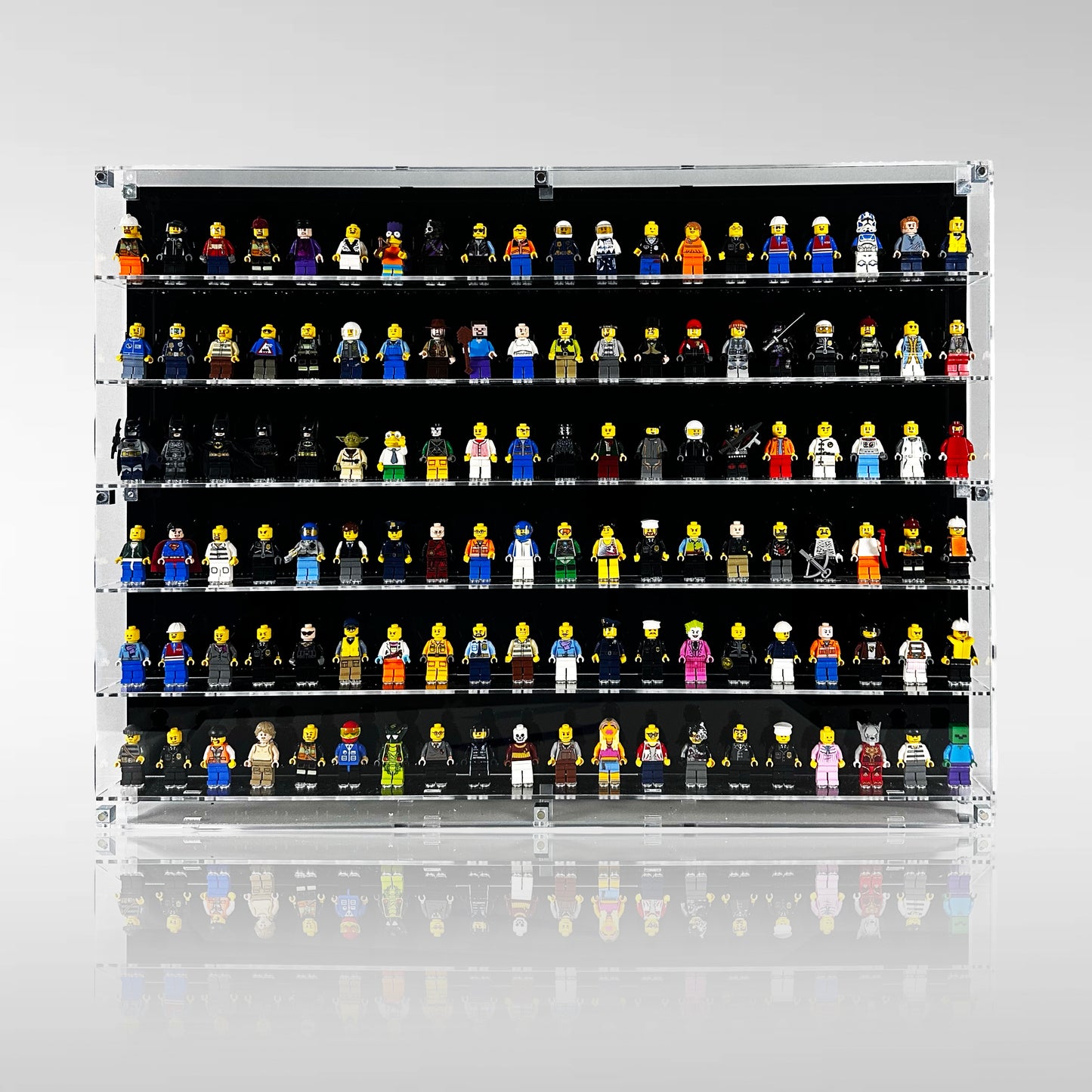 Wall Mounted Display Case for LEGO® Minifigures