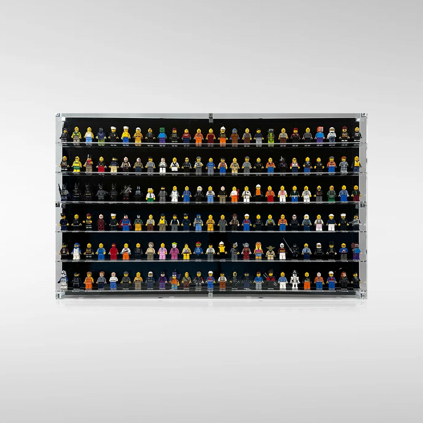 Wall Mounted Display Case for LEGO® Minifigures