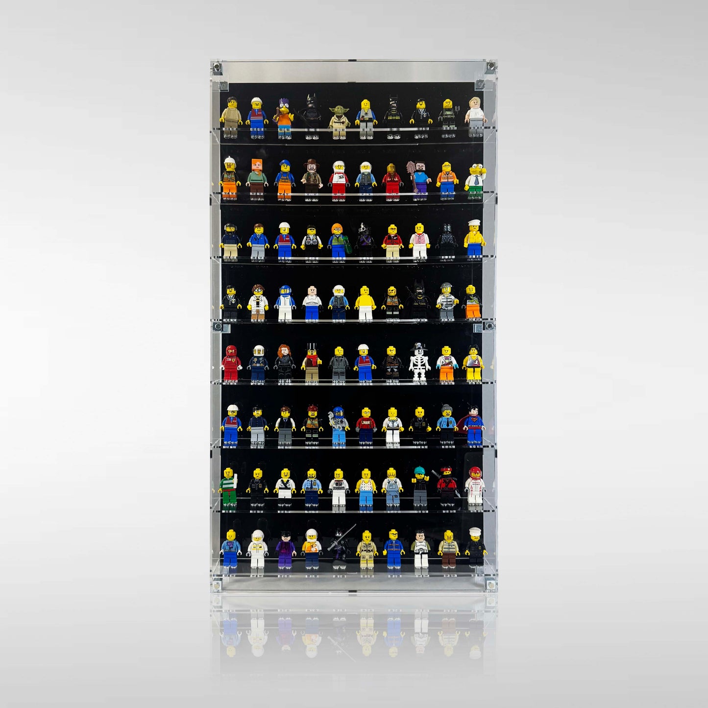 Wall Mounted Display Case for LEGO® Minifigures