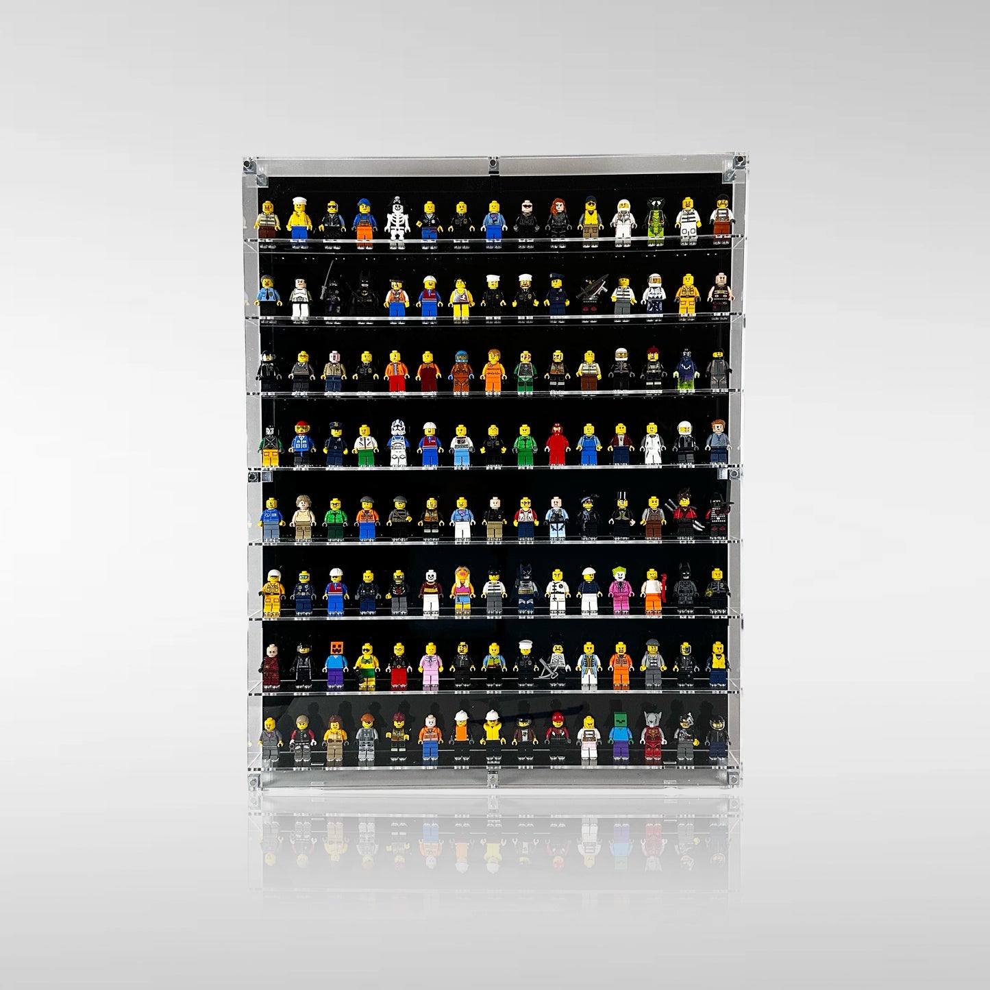 Wall Mounted Display Case for LEGO® Minifigures