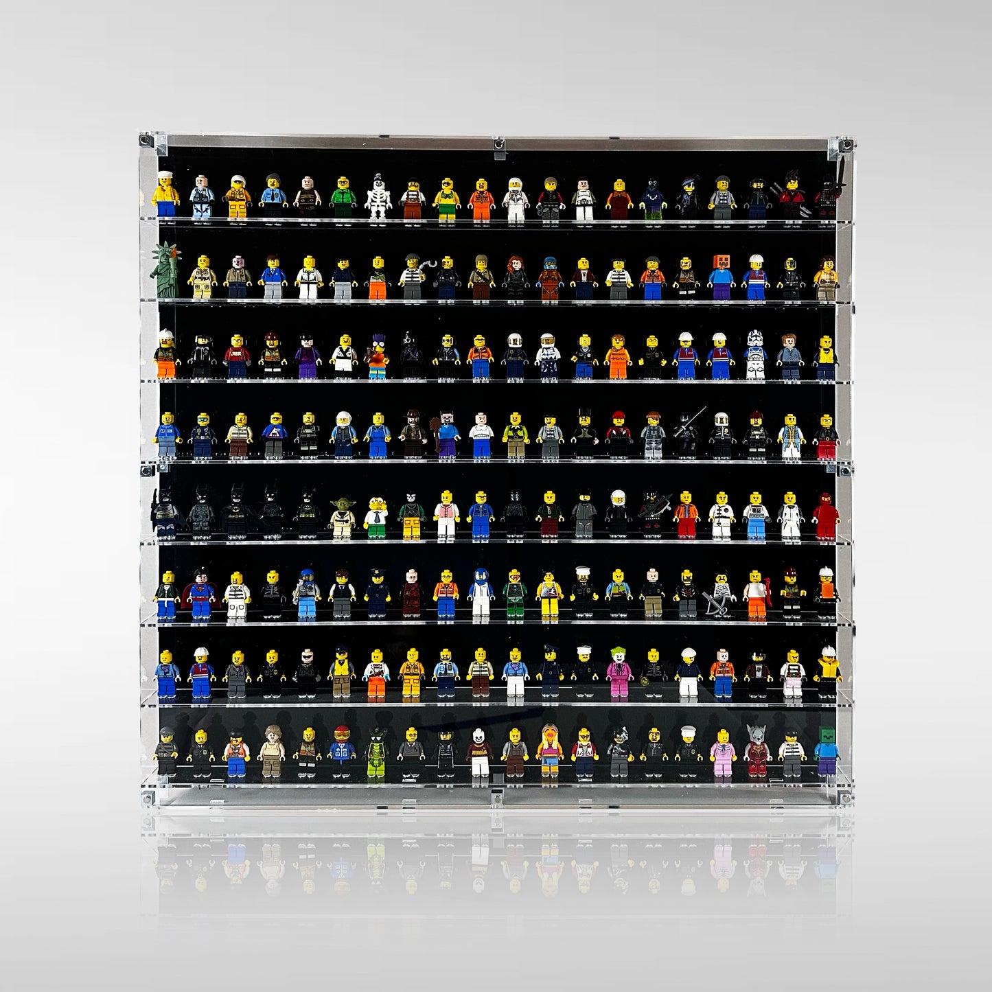 Wall Mounted Display Case for LEGO® Minifigures