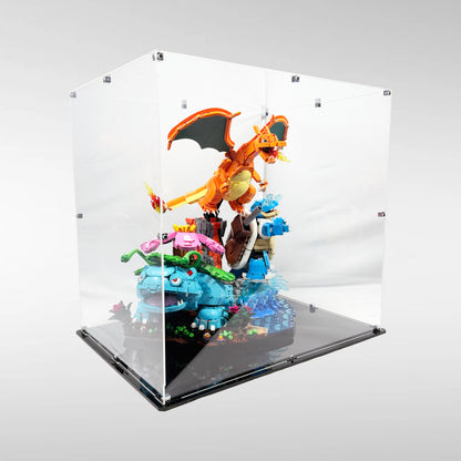 Display Case for LEGO® Pokémon - Venusaur, Charizard and Blastoise (72153)