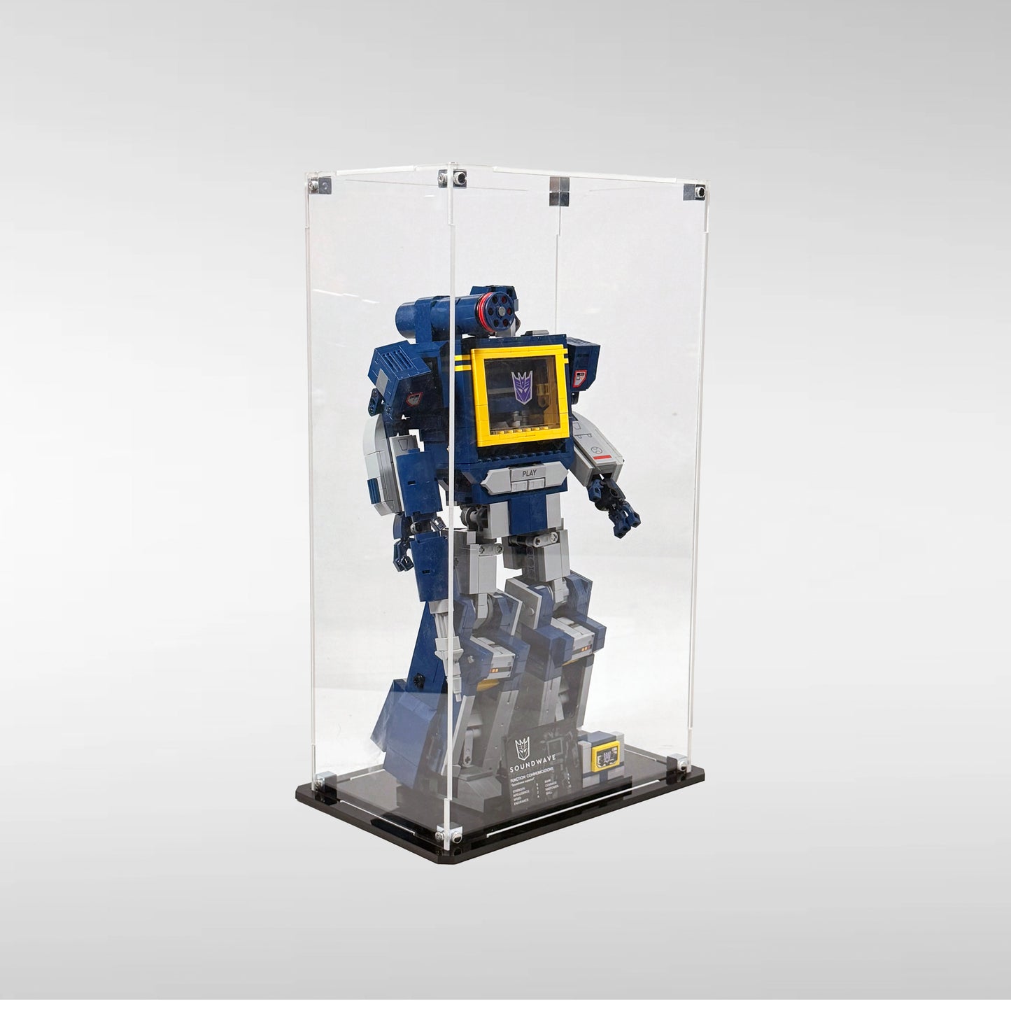 Display Case for LEGO® Transformers: Soundwave (10358)