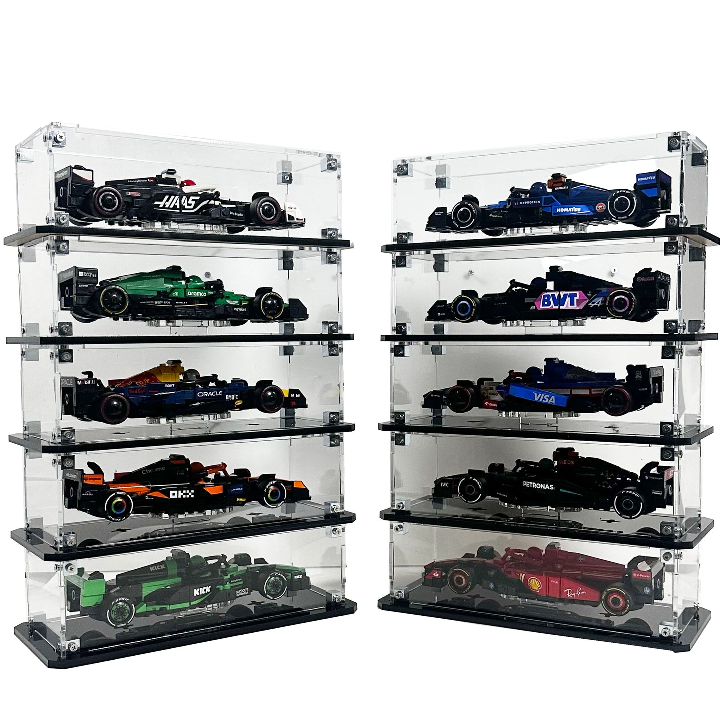 Mountable Case Stand for Display LEGO® F1 Speed Champions
